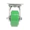 Vestil Polyurethane Swivel Caster 4 In. Diameter x 2 In. Width 700 Lb. Capacity Green/Black CST-F34-4X2DT-S - alternate 5